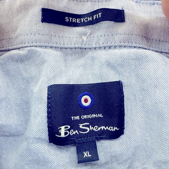 The Original Ben Sherman Stretch Fit Short Sleeve Button Down Shirt size XL - Picture 3 of 6
